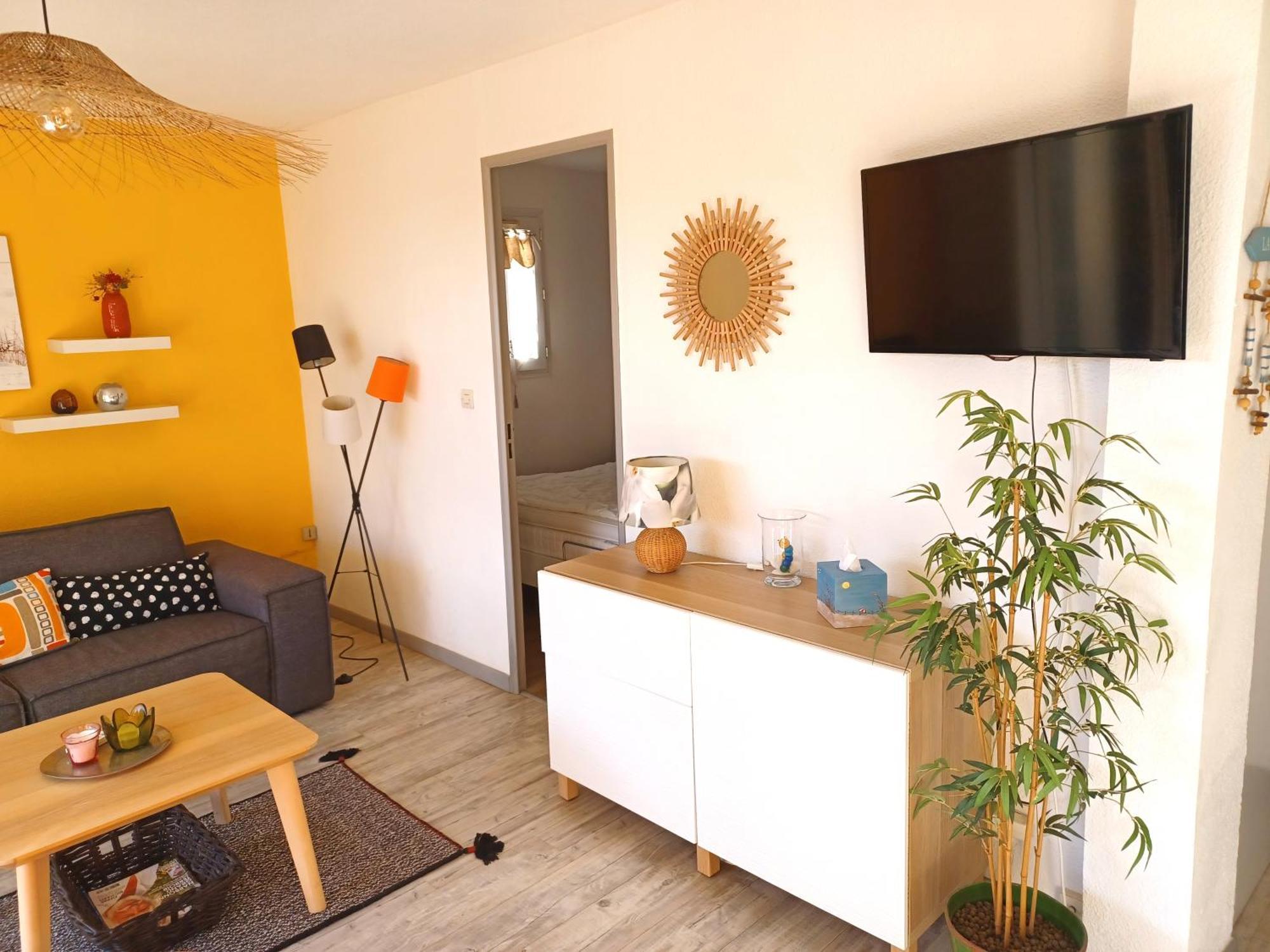 Plain-Pied Jardin 6 Personnes Clim Vue Mer Parking Wifi Terrasse Piscine Dans La Residence Saint-Pierre-la-Mer  Exterior foto