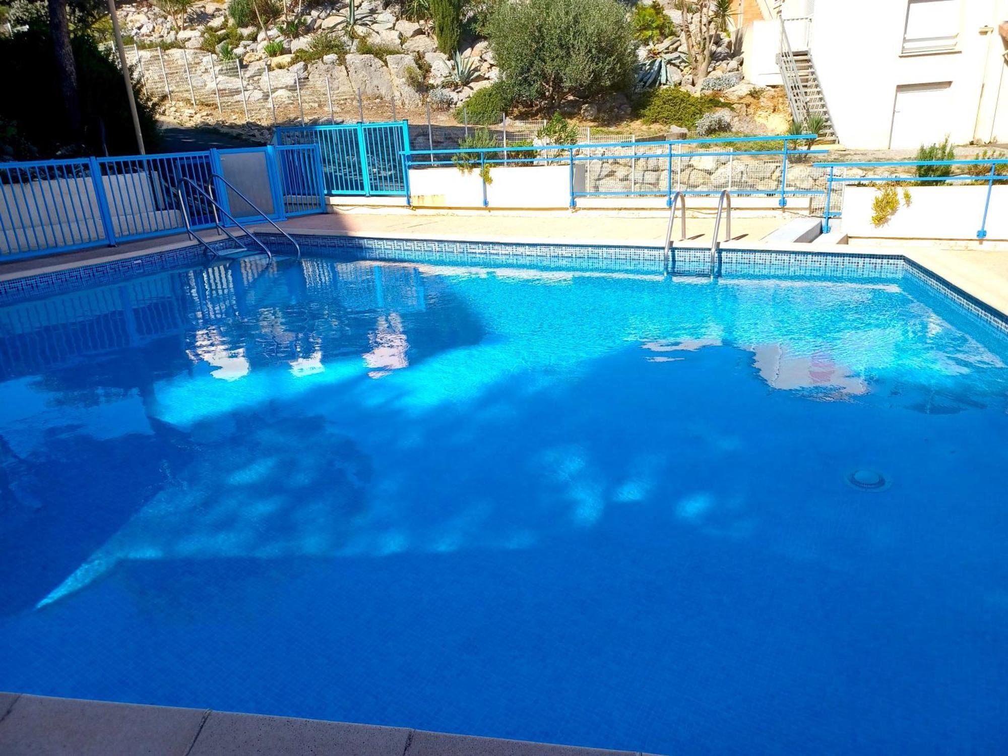 Plain-Pied Jardin 6 Personnes Clim Vue Mer Parking Wifi Terrasse Piscine Dans La Residence Saint-Pierre-la-Mer  Exterior foto