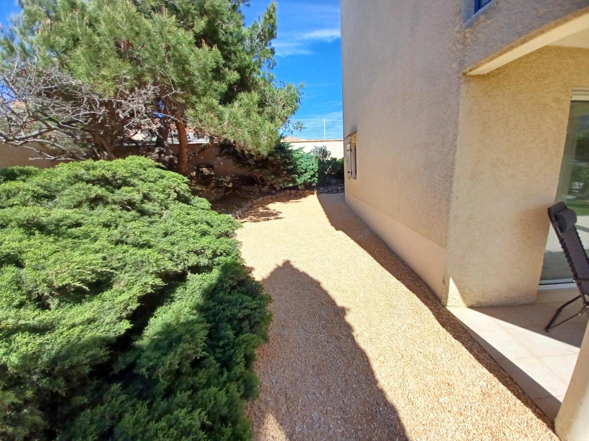 Plain-Pied Jardin 6 Personnes Clim Vue Mer Parking Wifi Terrasse Piscine Dans La Residence Saint-Pierre-la-Mer  Exterior foto